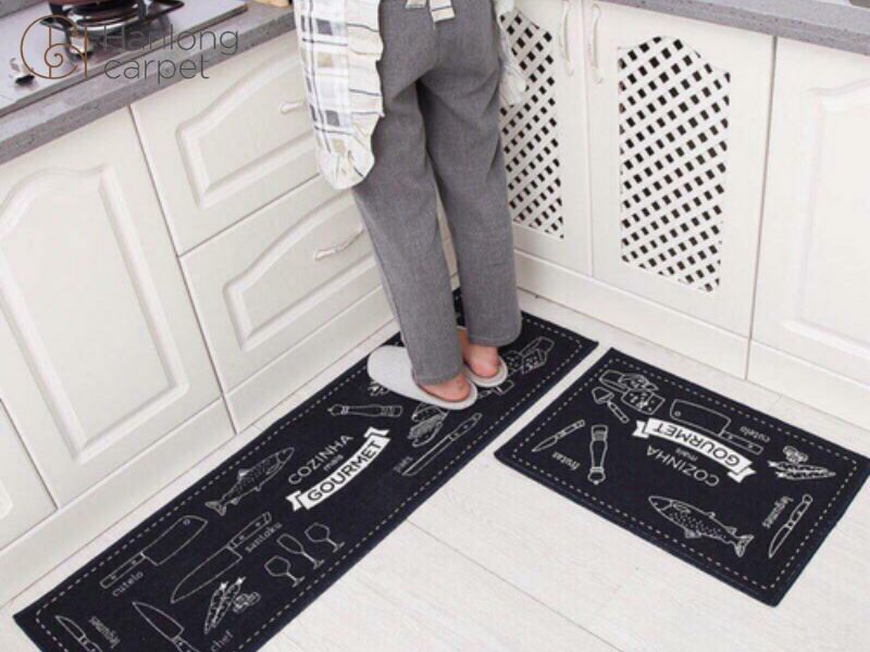 Nhà bếp sẽ trở nên sang trọng hơn với những chiếc thảm chùi nổi bật