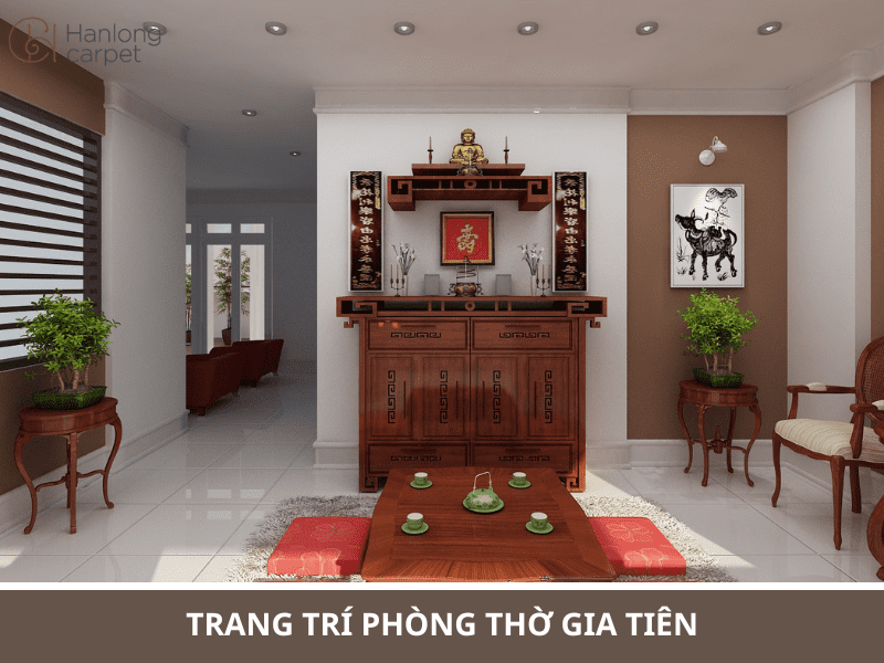 Trang trí phòng thờ gia tiên