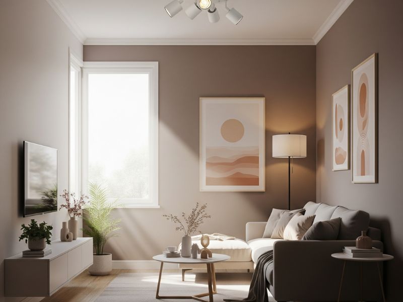 trang trí phòng khách nhỏ 15m2