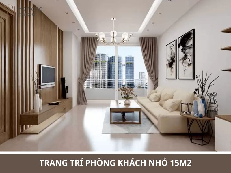 Trang trí phòng khách nhỏ 15m2