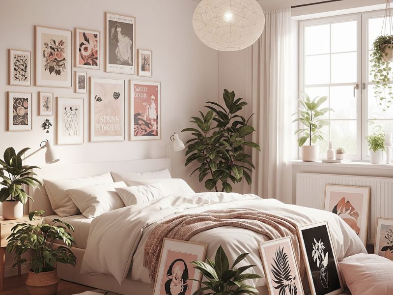 decor phòng ngủ chill cho nữ