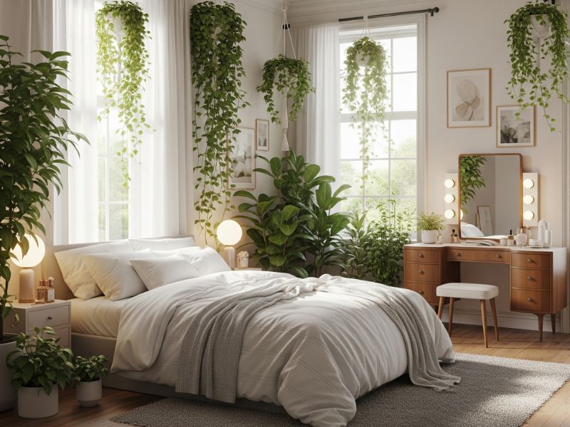 decor phòng ngủ chill cho nữ