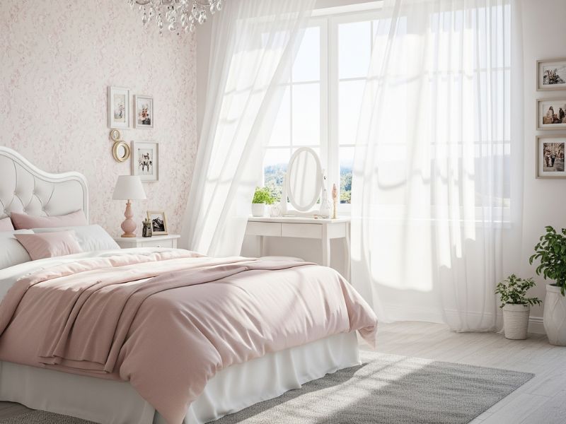 decor phòng ngủ chill cho nữ