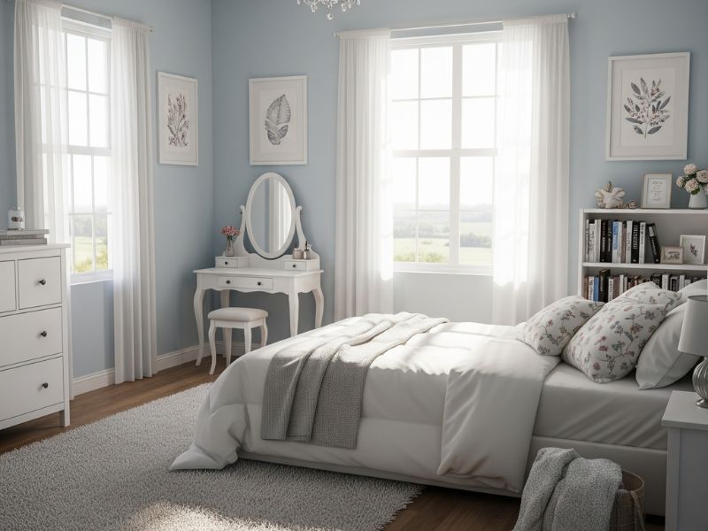 decor phòng ngủ chill cho nữ