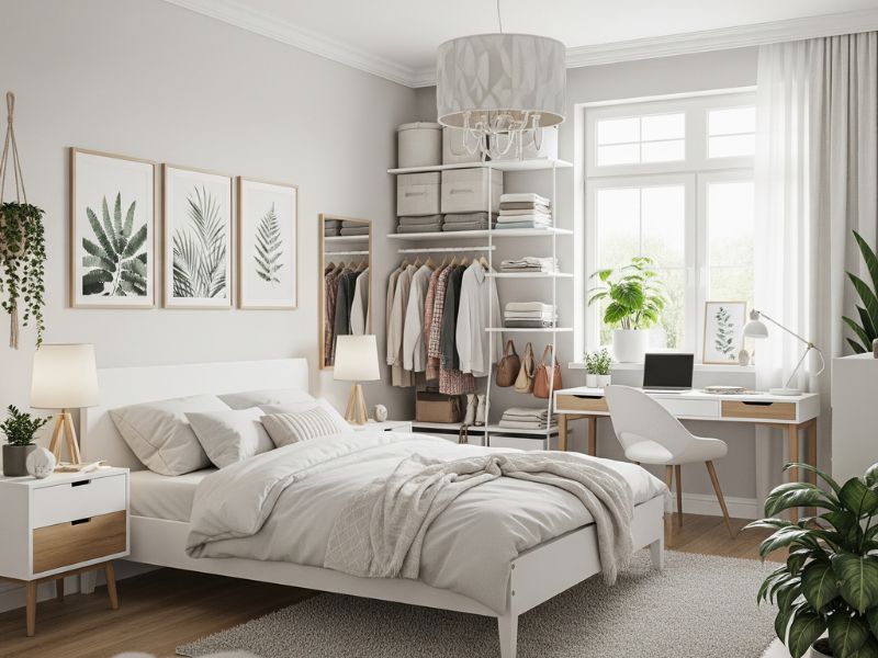 decor phòng ngủ chill cho nữ