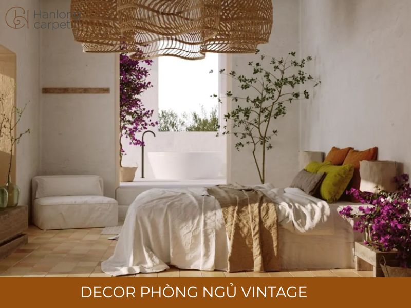 decor phòng ngủ Vintage