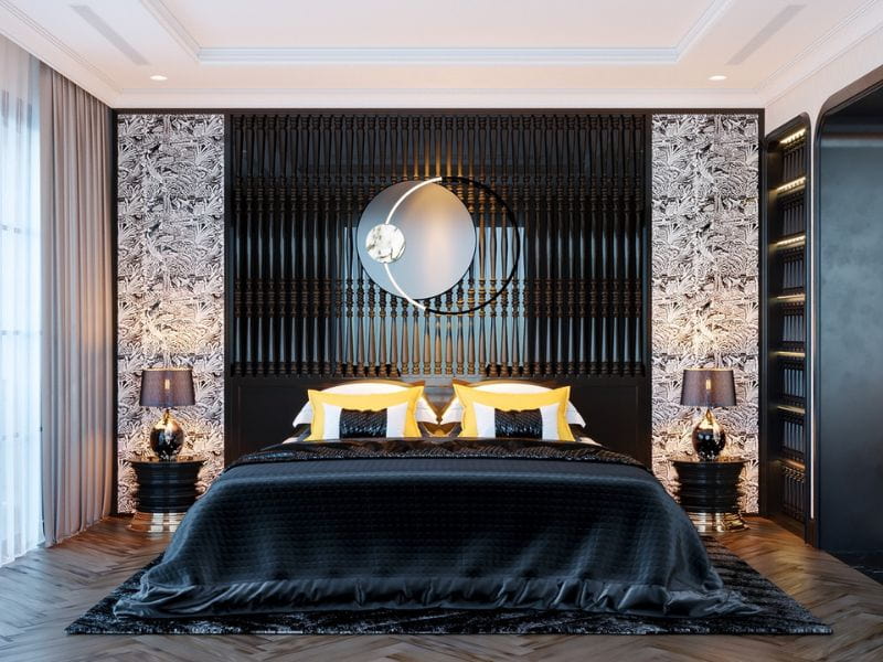 thiết kế phòng ngủ phong cách indochine