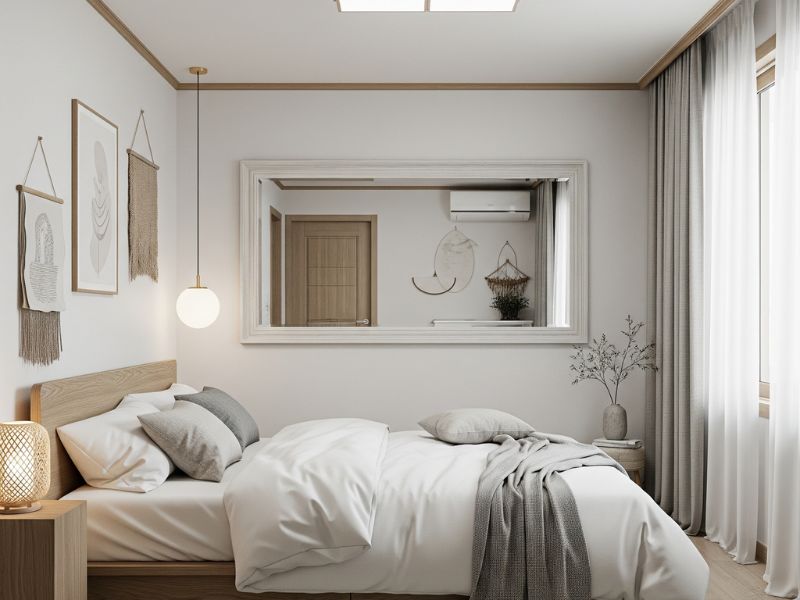 Trang trí phòng ngủ kiểu Hàn Quốc đơn giản
