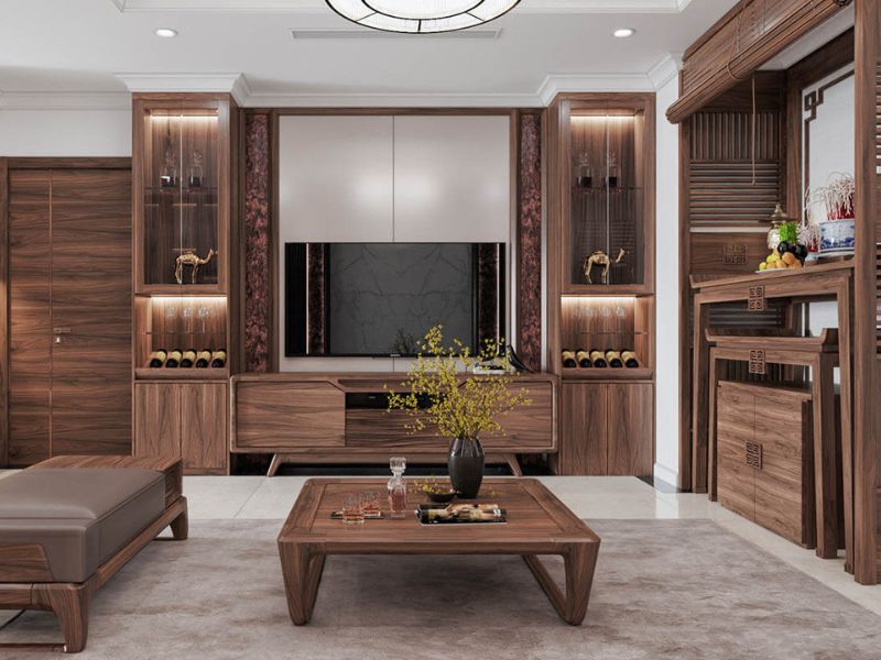 mẫu thiết kế phòng thờ đẹp hiện đại