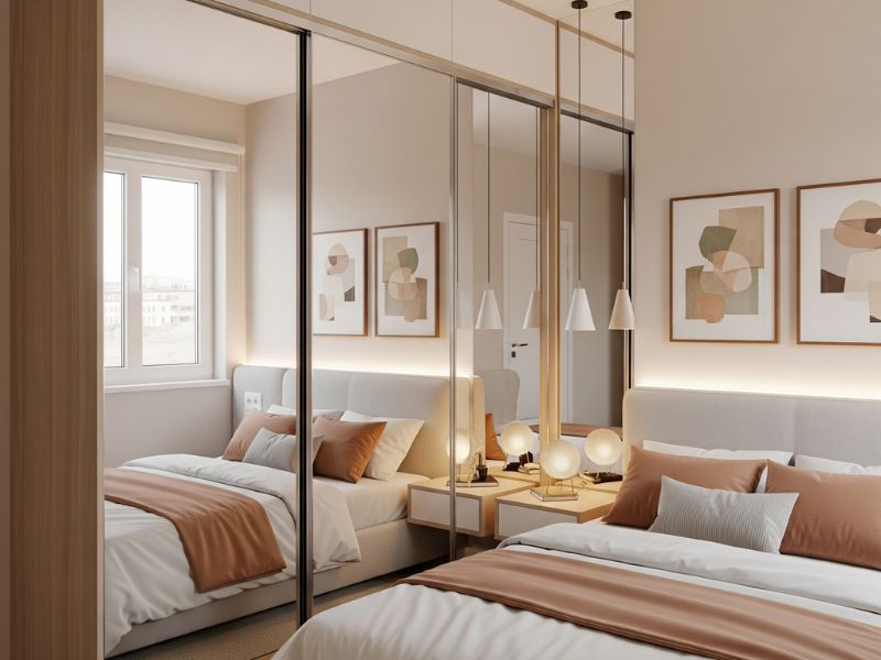 thiết kế phòng ngủ 9m2 cho vợ chồng 