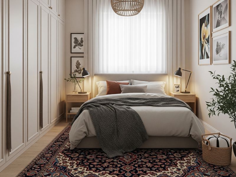 thiết kế phòng ngủ 9m2 cho vợ chồng 