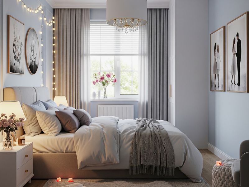 thiết kế phòng ngủ 9m2 cho vợ chồng 