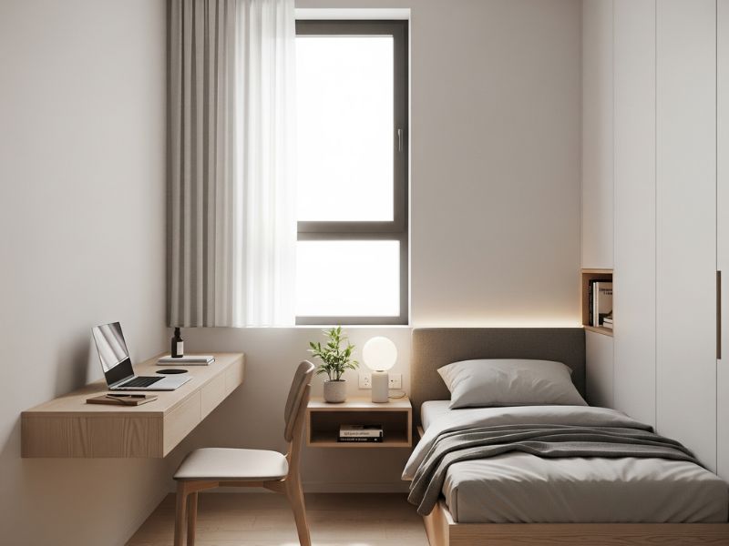 thiết kế phòng ngủ nhỏ 3mx3m