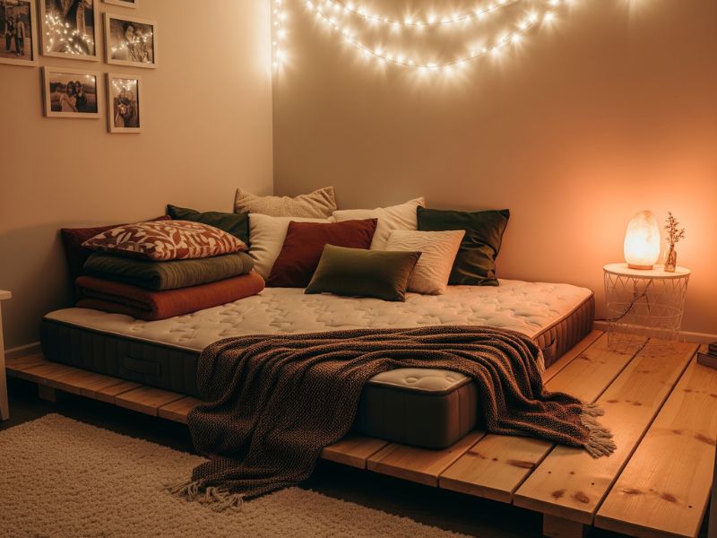 decor phòng ngủ nhỏ không giường