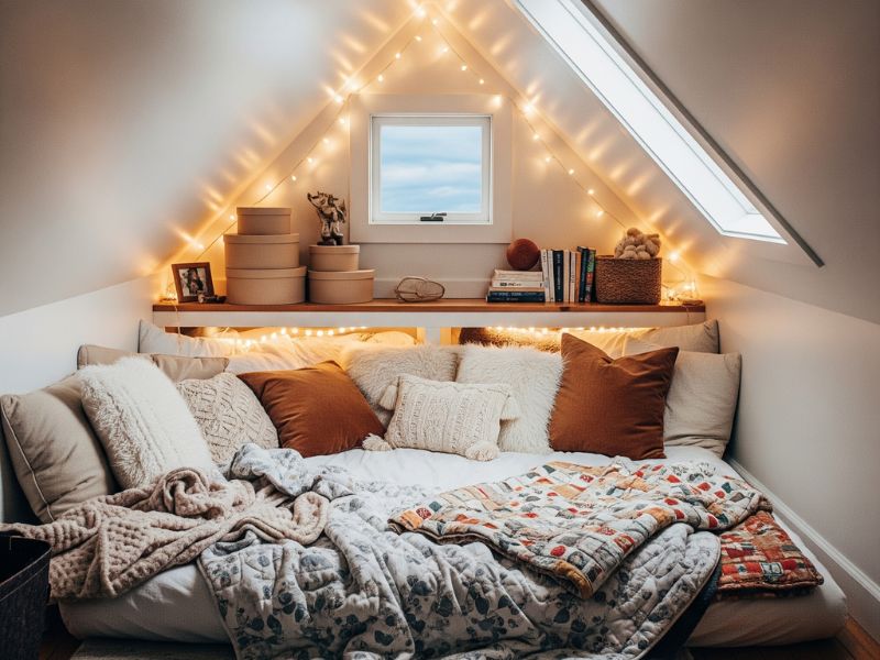 decor phòng ngủ nhỏ không giường