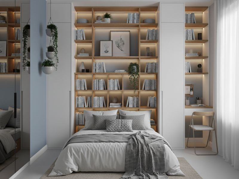 decor phòng ngủ nhỏ không giường