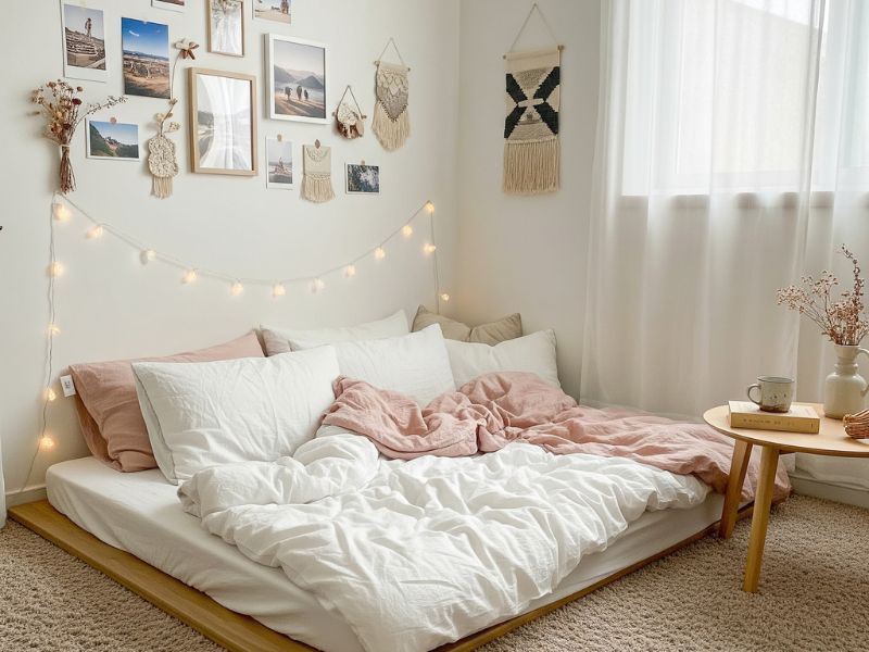 decor phòng ngủ nhỏ không giường