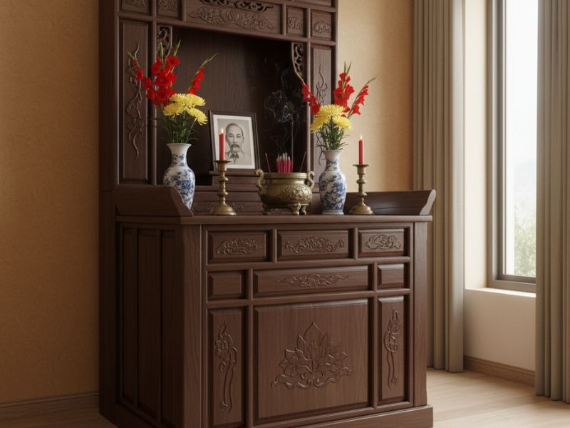 Nhà hướng tây nam đặt bàn thờ hướng nào