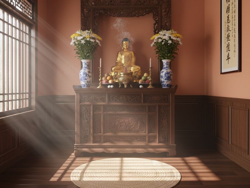 kiêng kỵ khi đặt bàn thờ