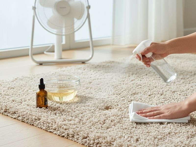 Cách giặt thảm lông xù