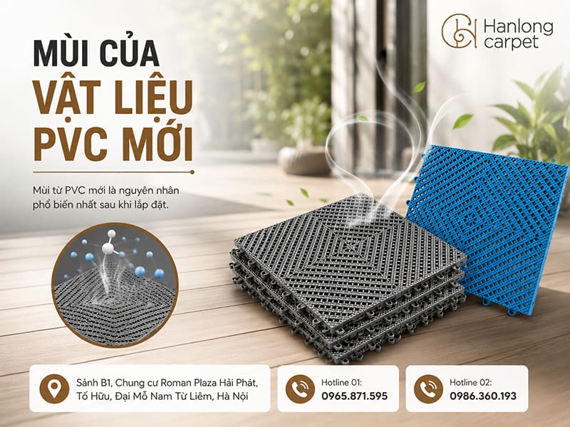 Mùi của vật liệu PVC mới