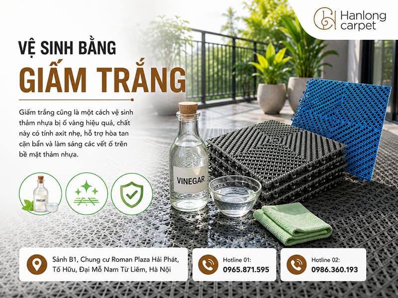 Vệ sinh bằng giấm trắng