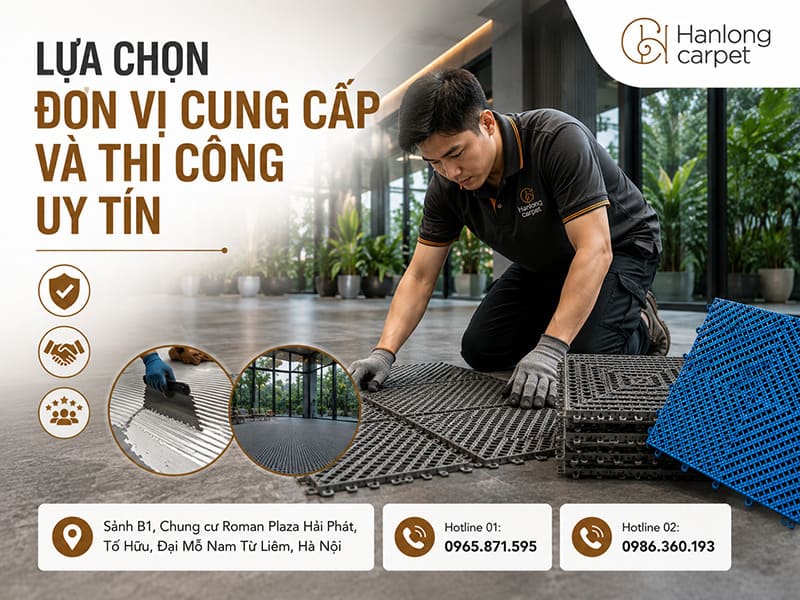 Lựa chọn đơn vị cung cấp và thi công uy tín