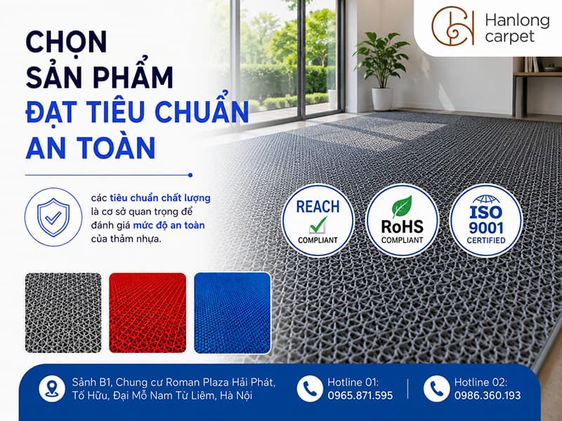 Chọn sản phẩm đạt tiêu chuẩn an toàn