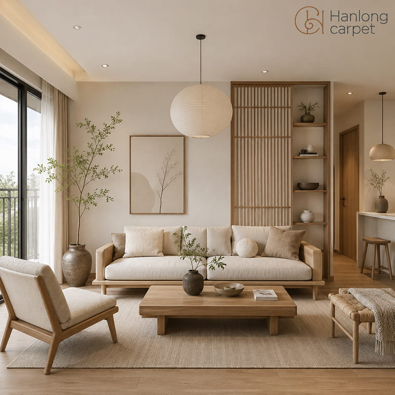 thiết kế phòng khách chung cư 70m2