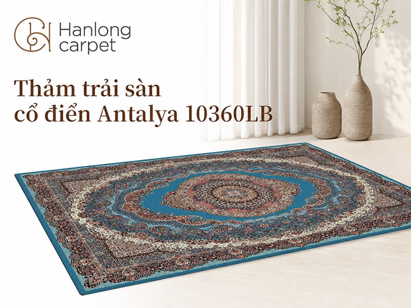 Thảm trải sàn cổ điển Antalya 10360LB
