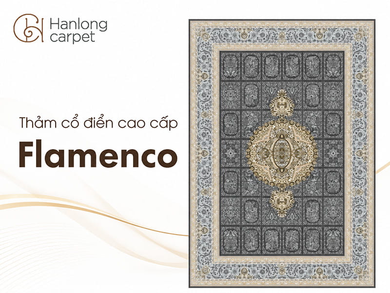 Thảm cổ điển cao cấp Flamenco