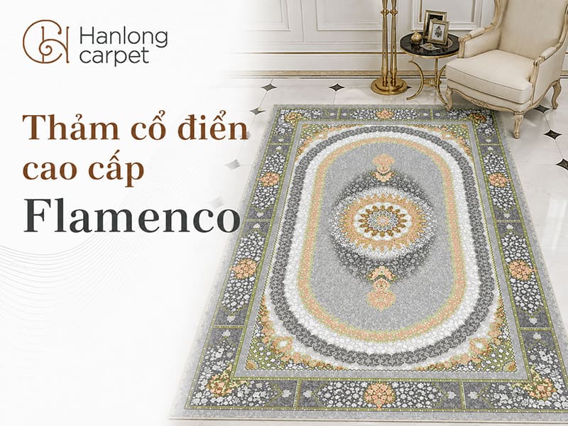 Thảm cổ điển cao cấp Flamenco