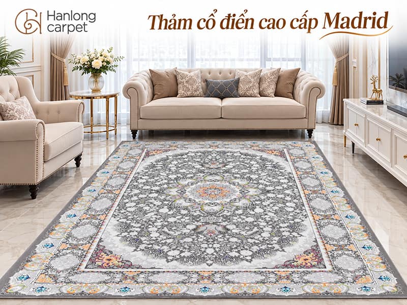 Thảm cổ điển cao cấp Madrid