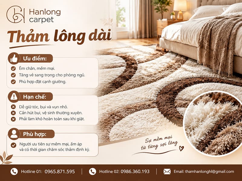 Thảm lông dài